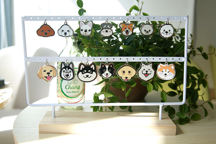 Shiba Dog ID Tags with Engraving