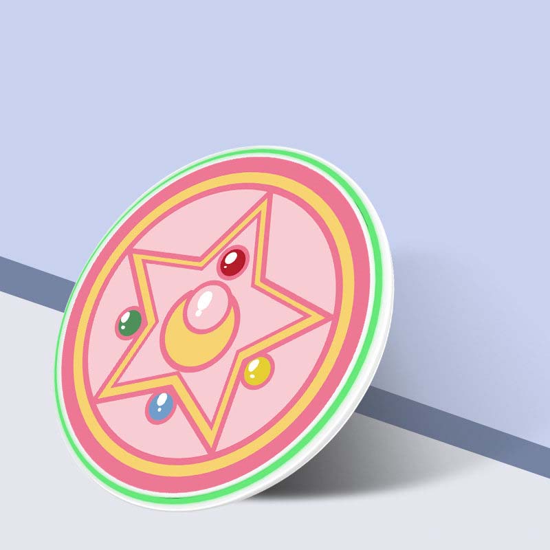 Mini Sailor Moon Wireless Charger Cute Phone Charging Pad Kawaii Decor (1)