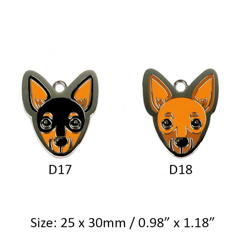 Customizable Miniature Pinscher ID Tags