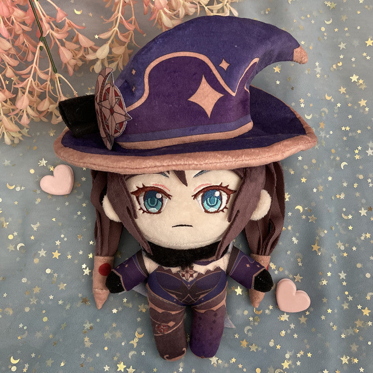 Mona Cute Genshin Impact Plush Dolls Genshin Plushie Toys Genshin Decor (4)