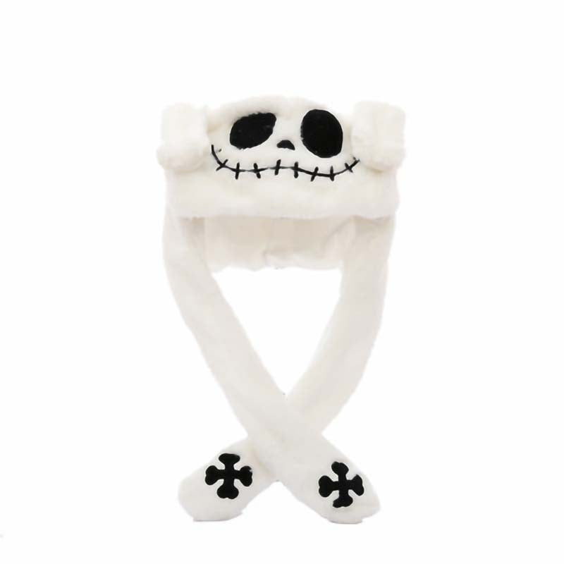 Moving Ears Hat Halloween Plush Hat Cute Spooky Headwear (3)