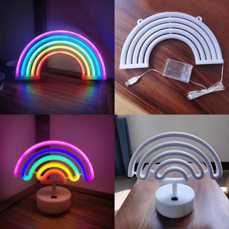 Neon Rainbow LED Night Light