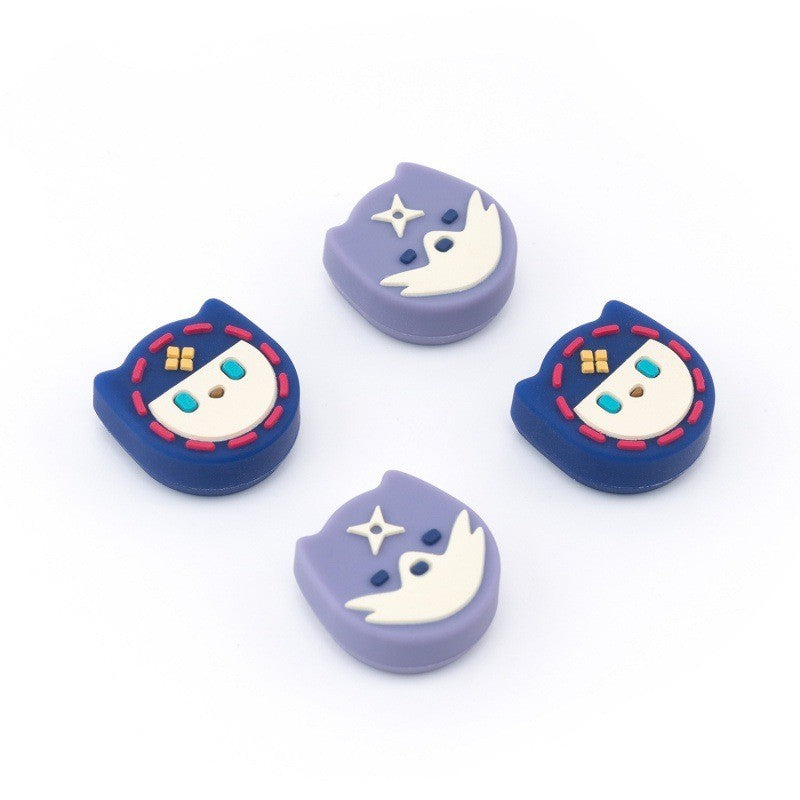 Ninja Cats & Dogs Switch OLED Thumb Grips Caps Cool Switch Joystick Caps (5)