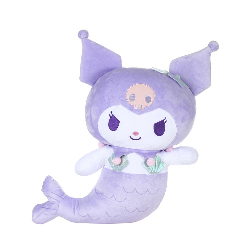 Official 19in Sanrio Plush Toys Kuromi Mermaid Plushie Hello Kitty Melody Stuffed Animals (8)