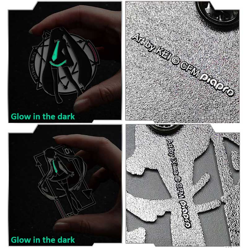 Official Licensed Miku Badges with Gift Box