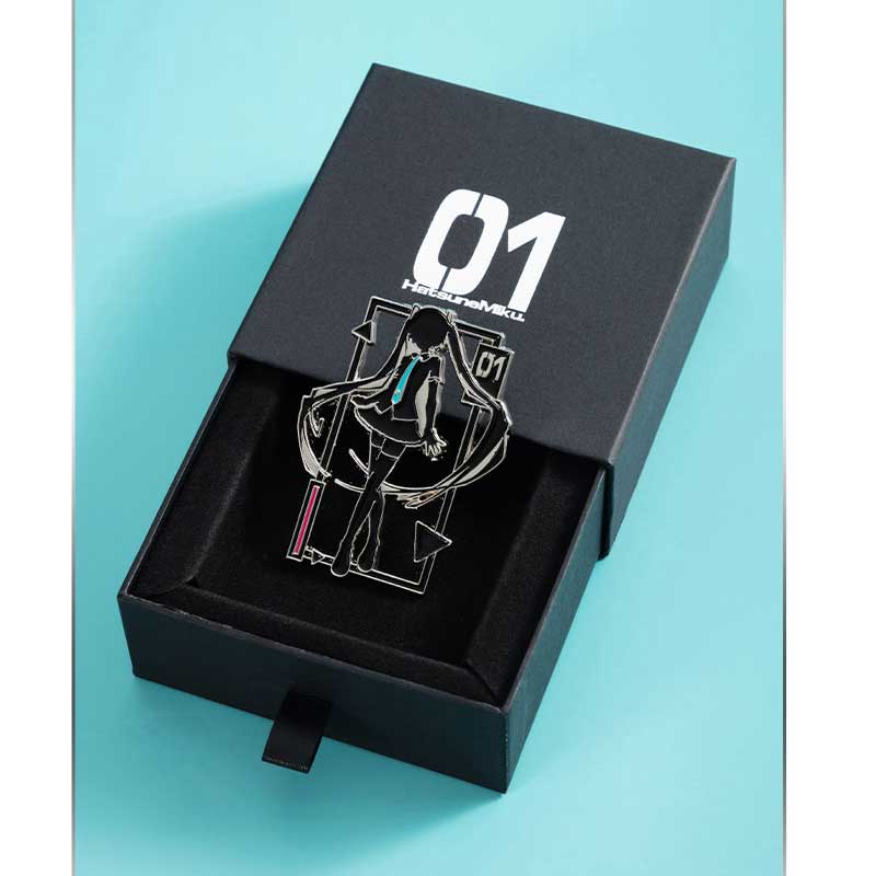 Official Licensed Hatsune Miku Pin Badge Metal Glow In the Dark Miku Badge Miku Accessories (6)