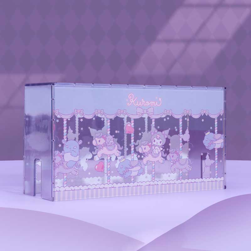 Cinnamoroll Switch OLED Dust Cover protects and displays