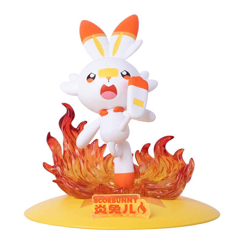Official Pokemon Figure PVC Pokemon Desktop Decor Pokemon Collectible Figures (9)