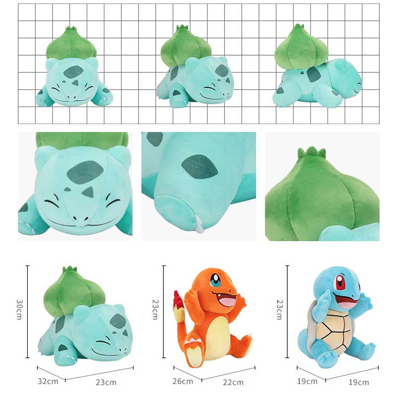 Official Starters Plushies: Classic Nostalgia Collection