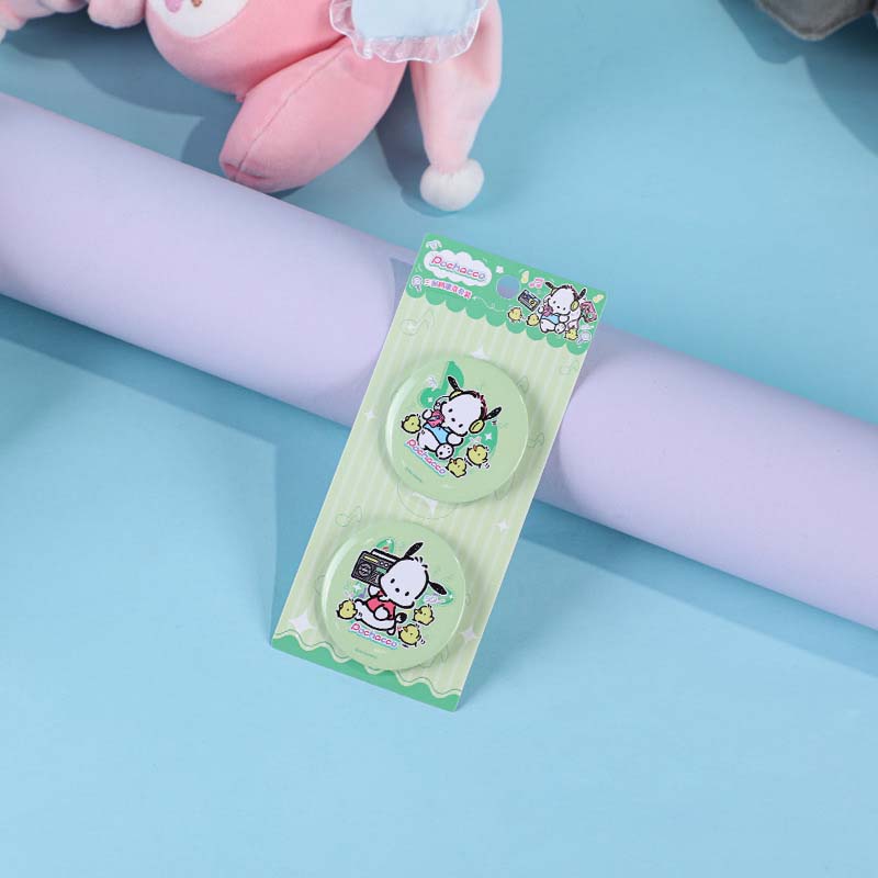 Official Sanrio Badge Pin Set Cute Sanrio Button Badges (6)