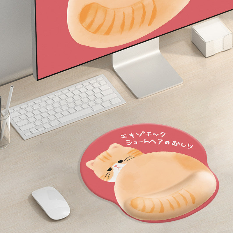 Kawaii Animal Mouse Pad with Wrist Rest