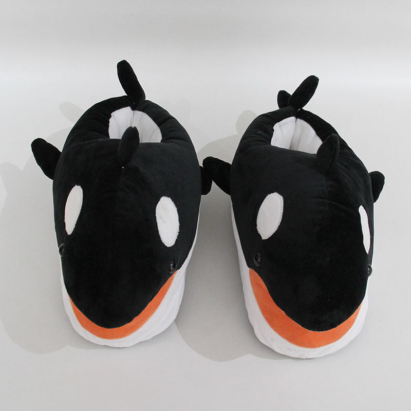 Plush Orca Slippers: Ultimate Comfort and Cuteness