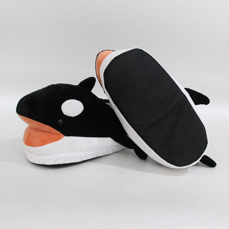 Plush Orca Slippers: Ultimate Comfort and Cuteness