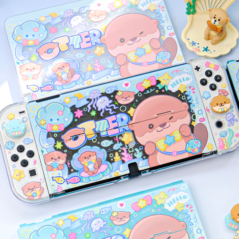 Cute Otter Switch Thumb Grips - Compatible