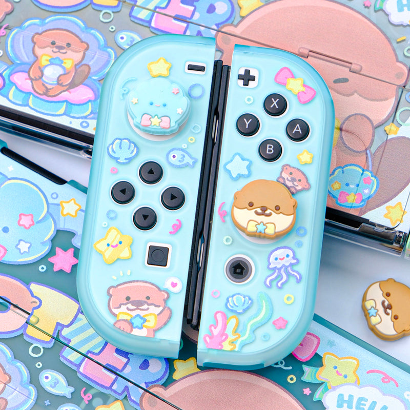 Cute Otter Switch Thumb Grips - Compatible