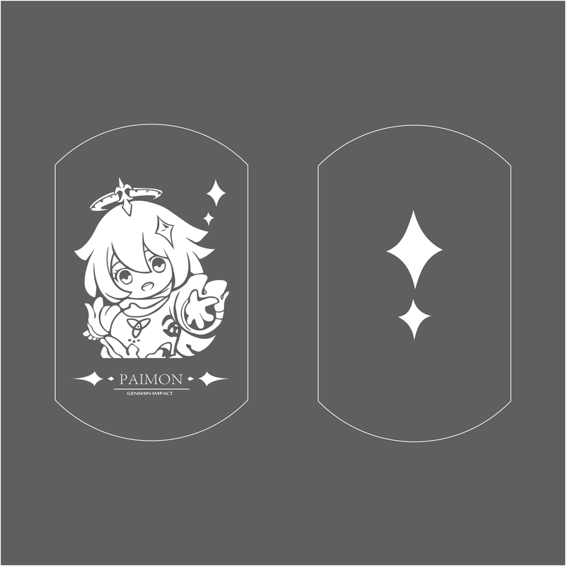 Paimon Genshin Impact Necklace Genshin Keychain Metal Pendant Necklace
