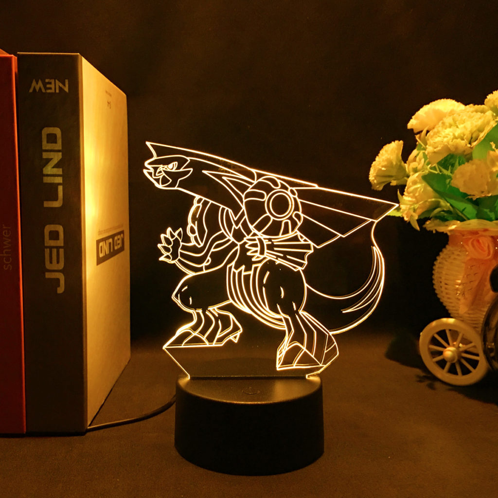 Palkia Pokemon LED Light Pokemon Bedroom Light Pokemon Gaming Room Decor