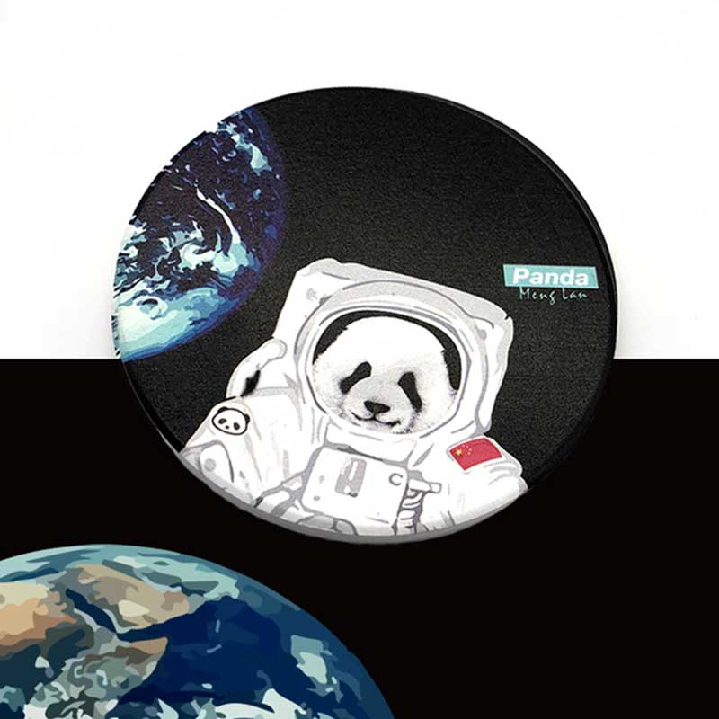 Panda Coaster Cute Panda Gift Panda Home Decor Art Coasters The Starry Night The Scream cute gifts regisbox (4)