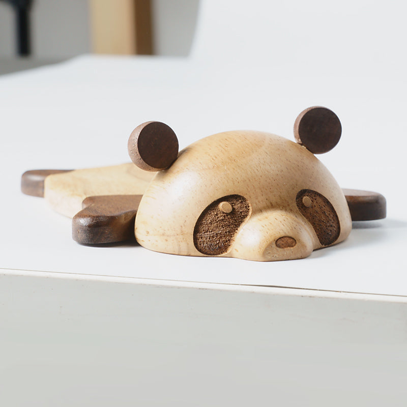 Handmade Wooden Panda Coaster Gift
