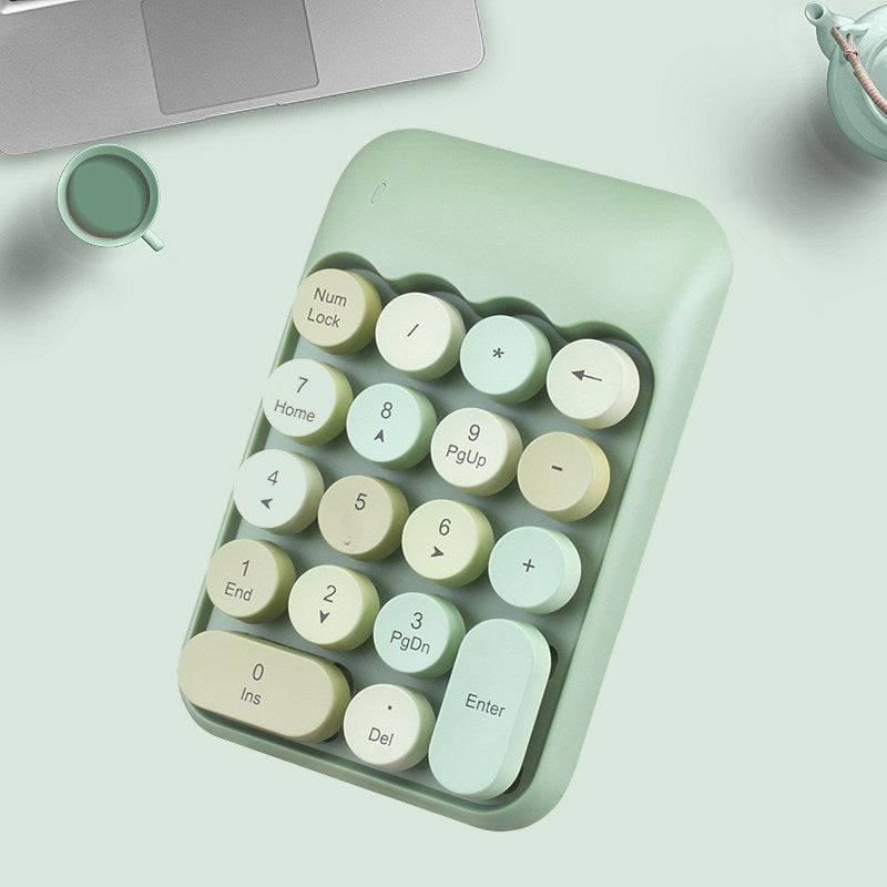 Pastel Cute Wireless Numeric Keypad USB Mini Number Keyboard Kawaii Desk Decor (5)