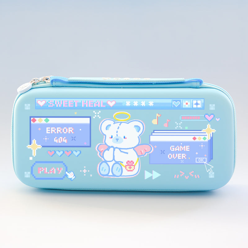 Pastel Switch OLED Carrying Case Rabbit Bear Kawaii Switch Storage Bag (5)
