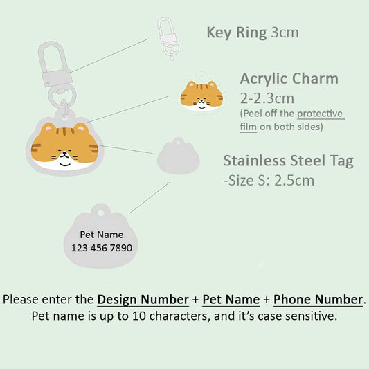 Personalized Cat ID Tags with Engraving