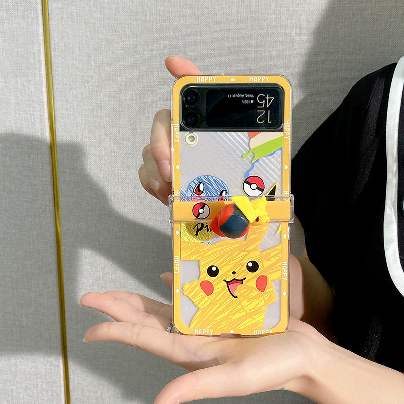 Pikachu Samsung Flip 3 Phone Case Pokemon Galaxy Flip 4 Cases (7)