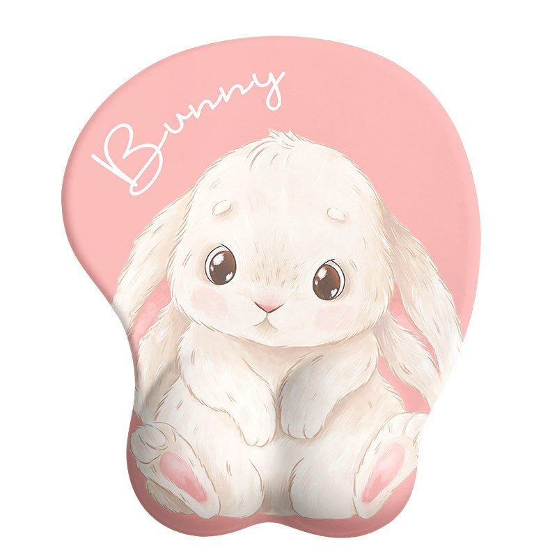 Bunny Mouse Pad & Keyboard Wrist Rest