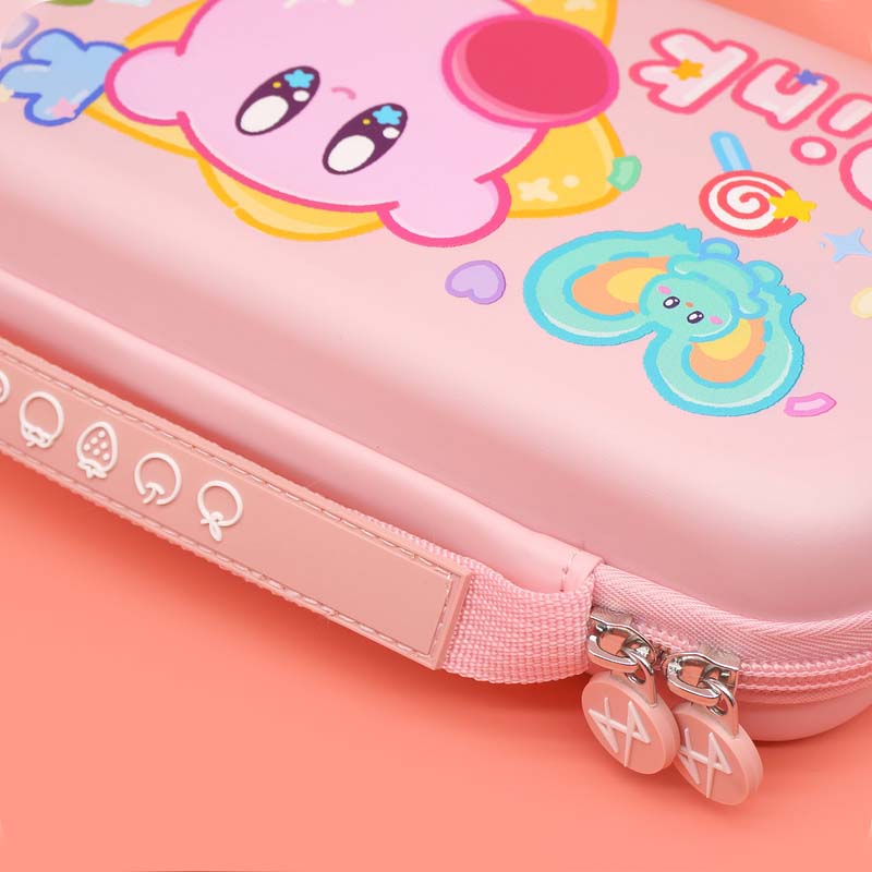 Pink Kirby Switch OLED Carrying Case