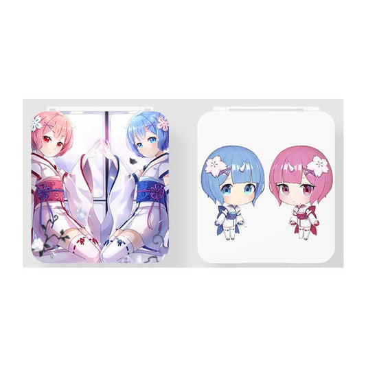 Pink Switch Game Holder 12 Slots Anime Cute Game Cartridge Case (1)