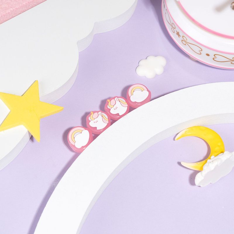 Pink Unicorn Switch OLED Thumb Grips