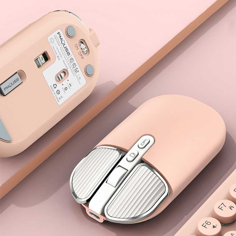 Pink Wireless Mouse for Laptop Cute computer mouse Silent 2.4G Wireless Mice 2400 DPI (5)