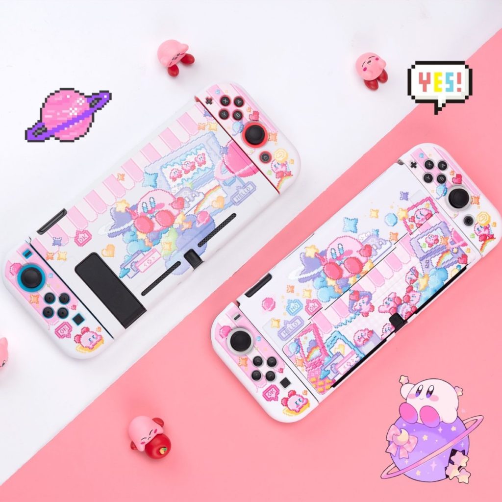 Kawaii Kirby Switch OLED Case