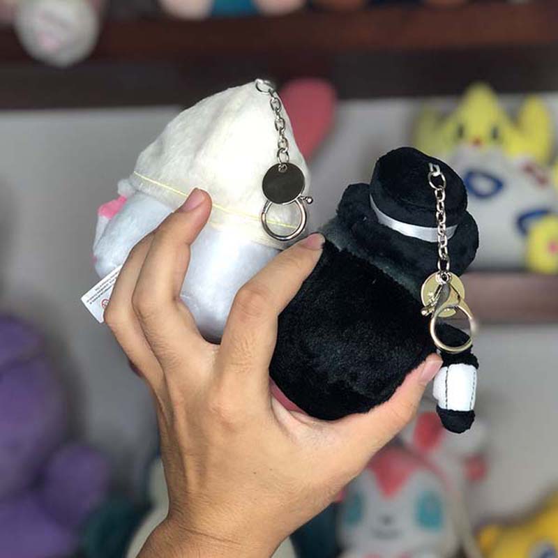 Glow in the Dark Plague Doctor Keychain