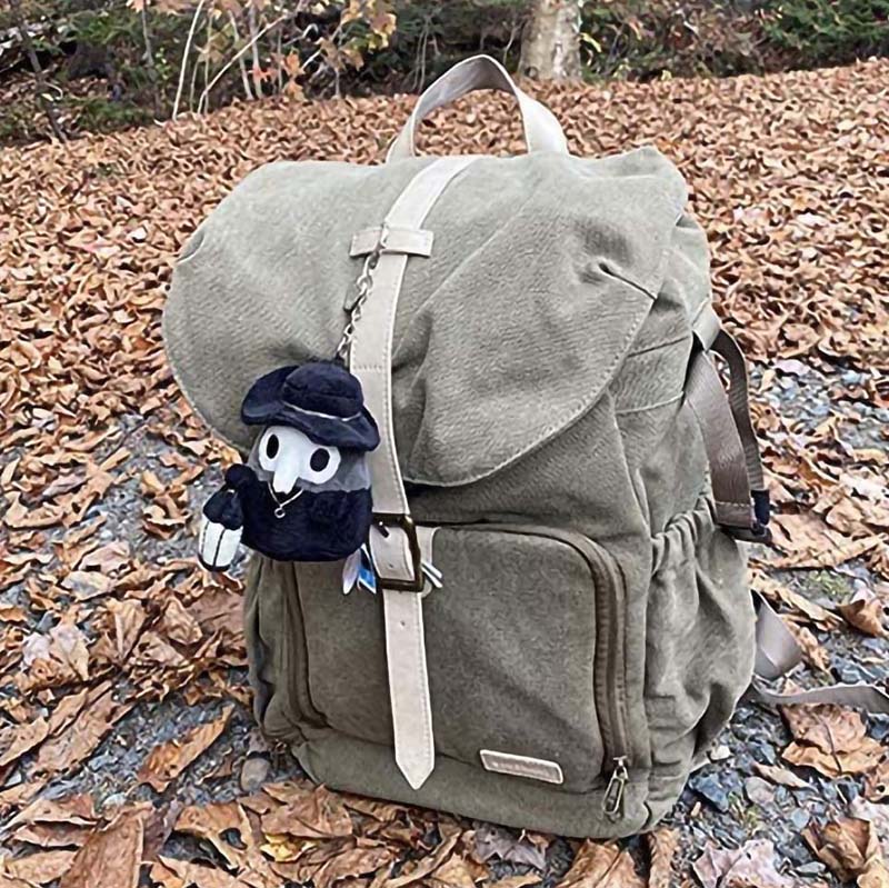 Glow in the Dark Plague Doctor Keychain