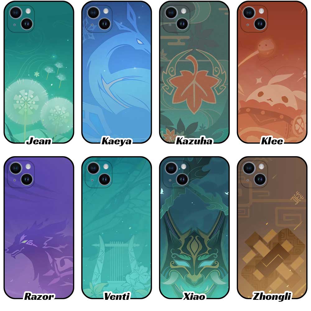 Genshin Impact Namecard Phone Cases