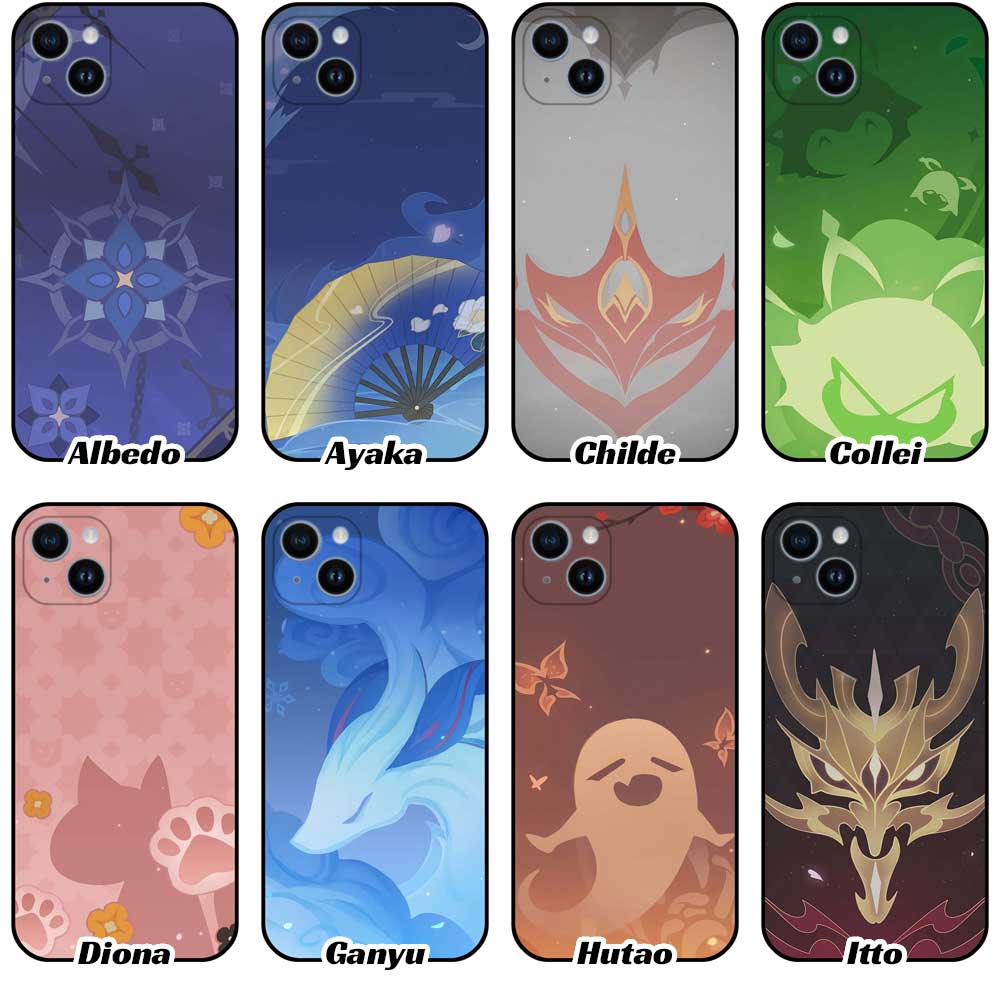 Genshin Impact Namecard Phone Cases