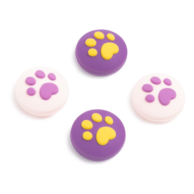 Purple Cat Paw Switch Thumb Grips Switch OLED Analog Caps (7)