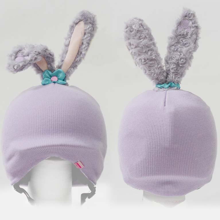 Helmet Rizz Purple Rabbit Helmet Cover