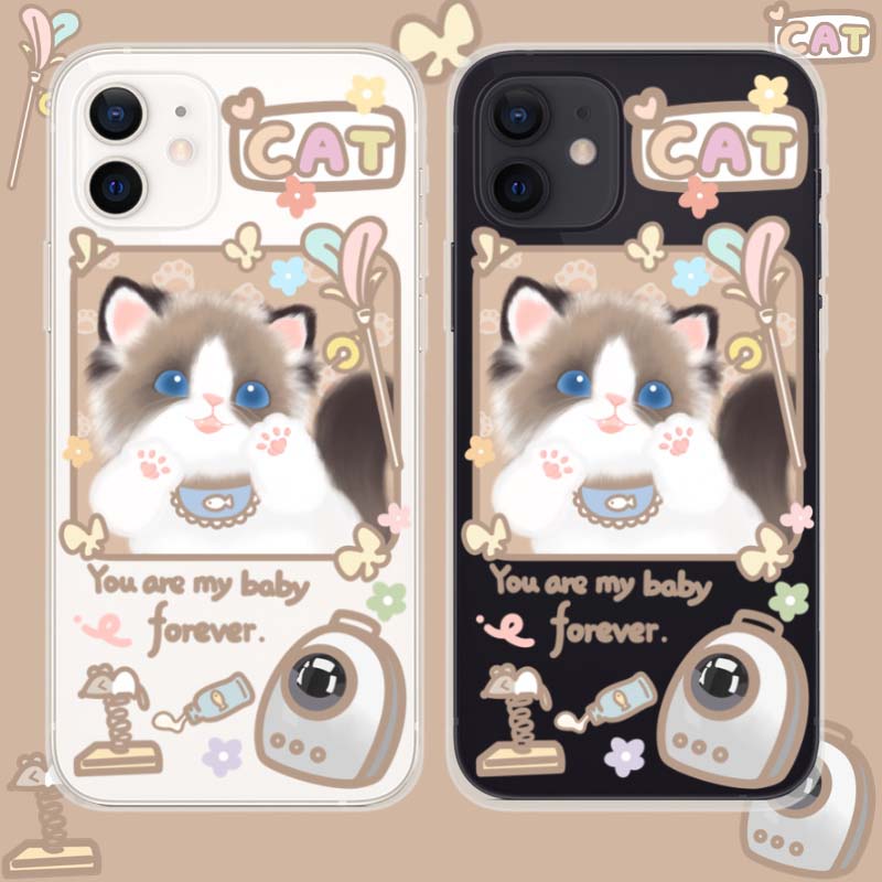 Ragdoll Cat Transparent Phone Case