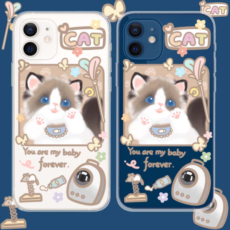 Ragdoll Cat Transparent Phone Case