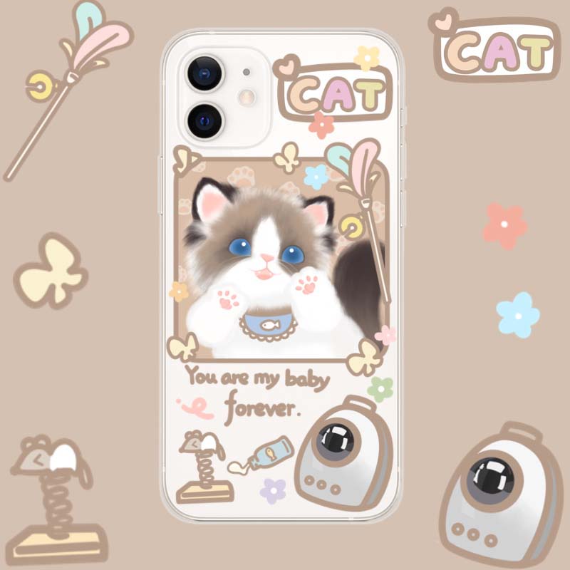 Ragdoll Cat Transparent Phone Case