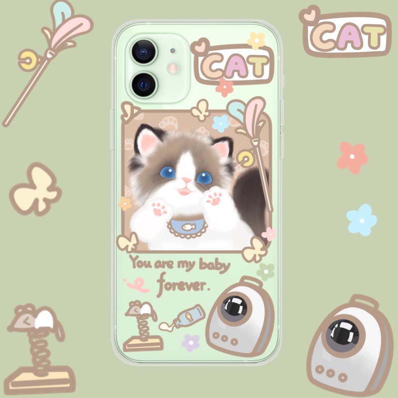 Ragdoll Cat Transparent Phone Case