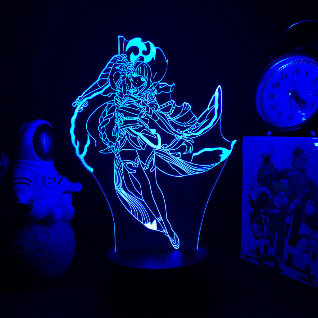 Genshin Impact Zhongli LED Lamp