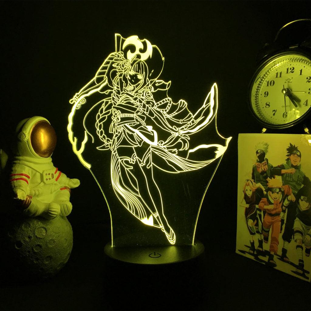 Genshin Impact Zhongli LED Lamp