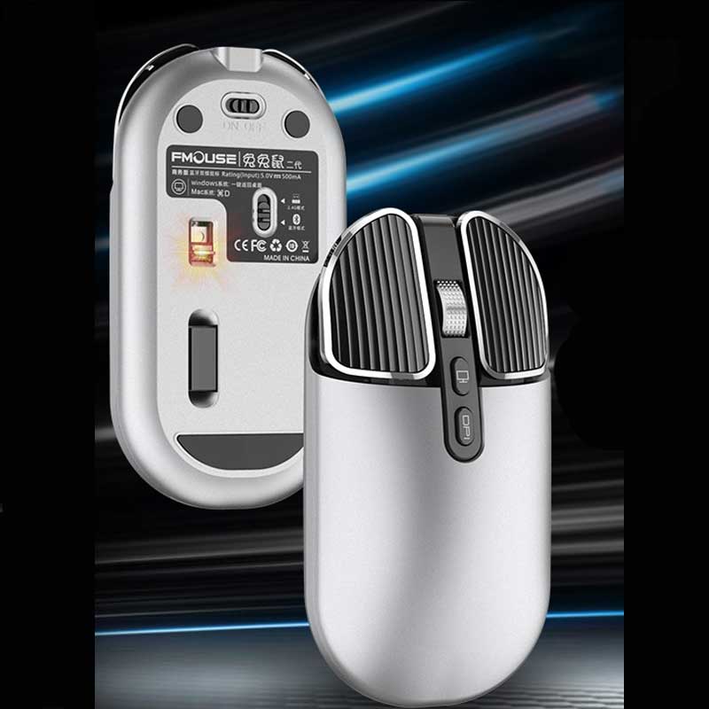 Rechargeable Bluetooth Wireless Mouse for Laptop Silent 2.4G Wireless Mice 2400 DPI (6)