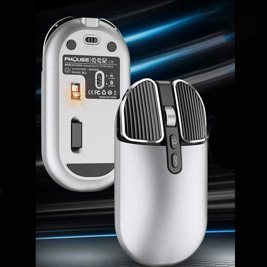 Rechargeable Bluetooth Wireless Mouse for Laptop Silent 2.4G Wireless Mice 2400 DPI (6)