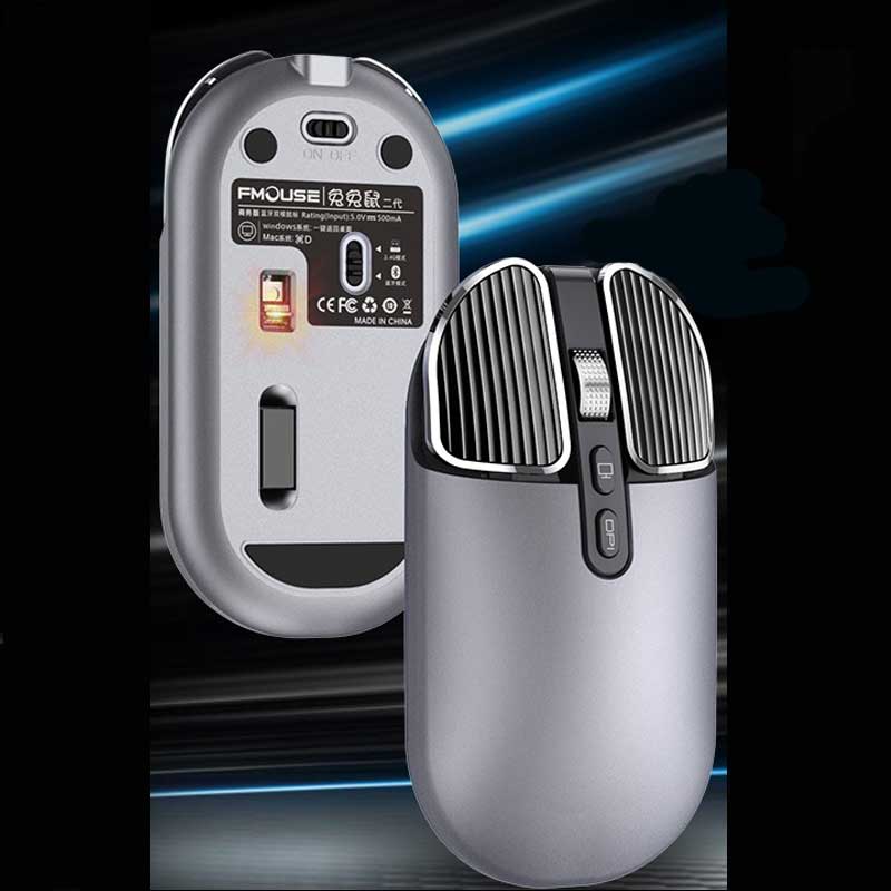 Rechargeable Bluetooth Wireless Mouse for Laptop Silent 2.4G Wireless Mice 2400 DPI (9)