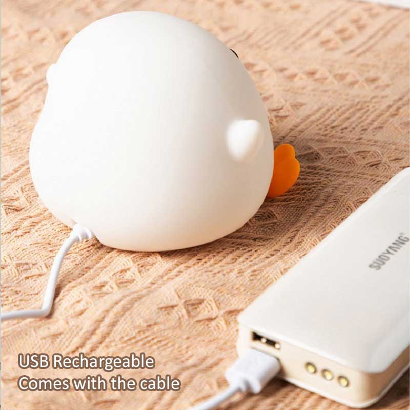Rechargeable Duck Night Light with Timer