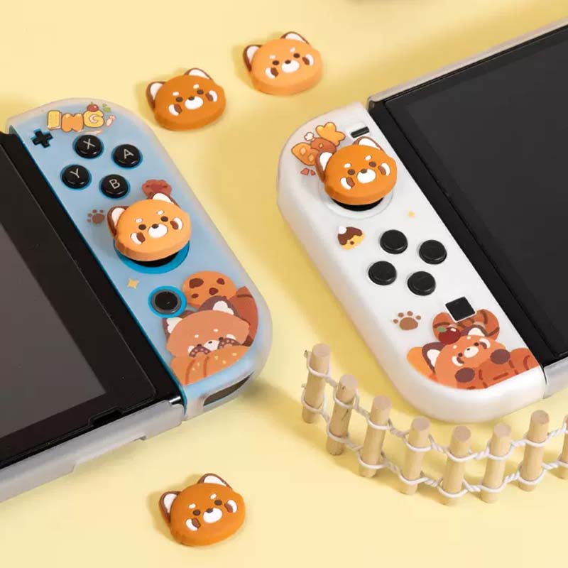 Cute Red Panda Joystick Caps for Switch